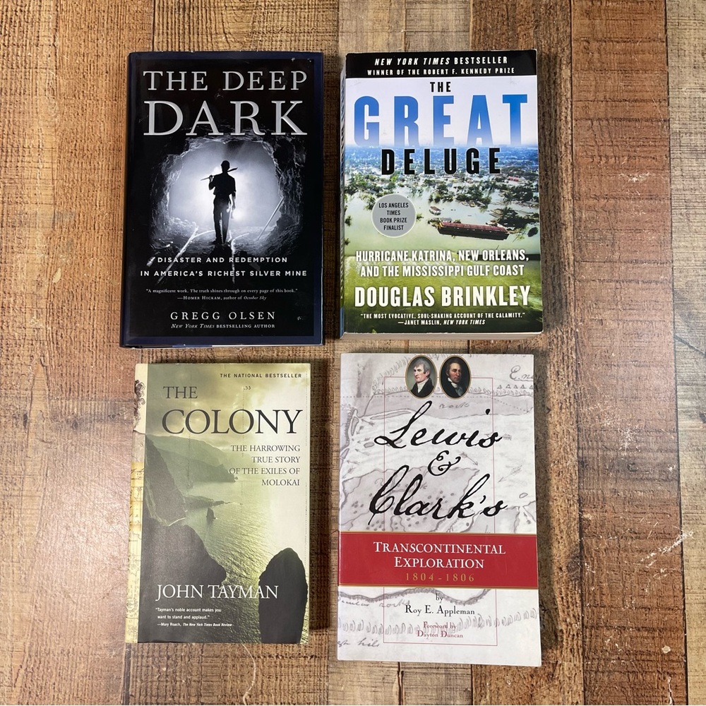 History Book Bundle Biography Science Survival Nature Politics Nonfiction